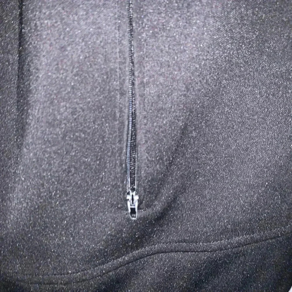 Men's Starter Track  Sweater  Black White Athletic Size 2XG Full Zip - Picture 6 of 11